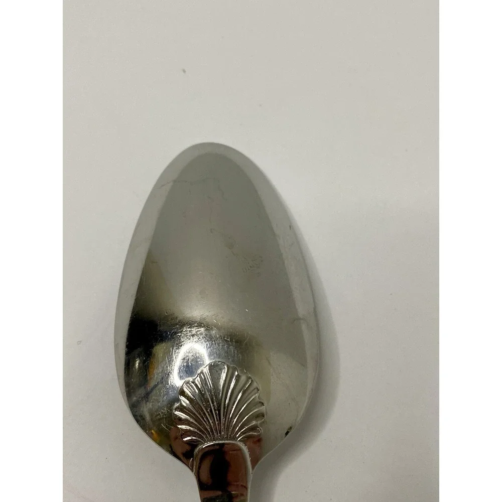 Kirk Stieff Williamsburg Royal Shell Stainless Serving Spoon
